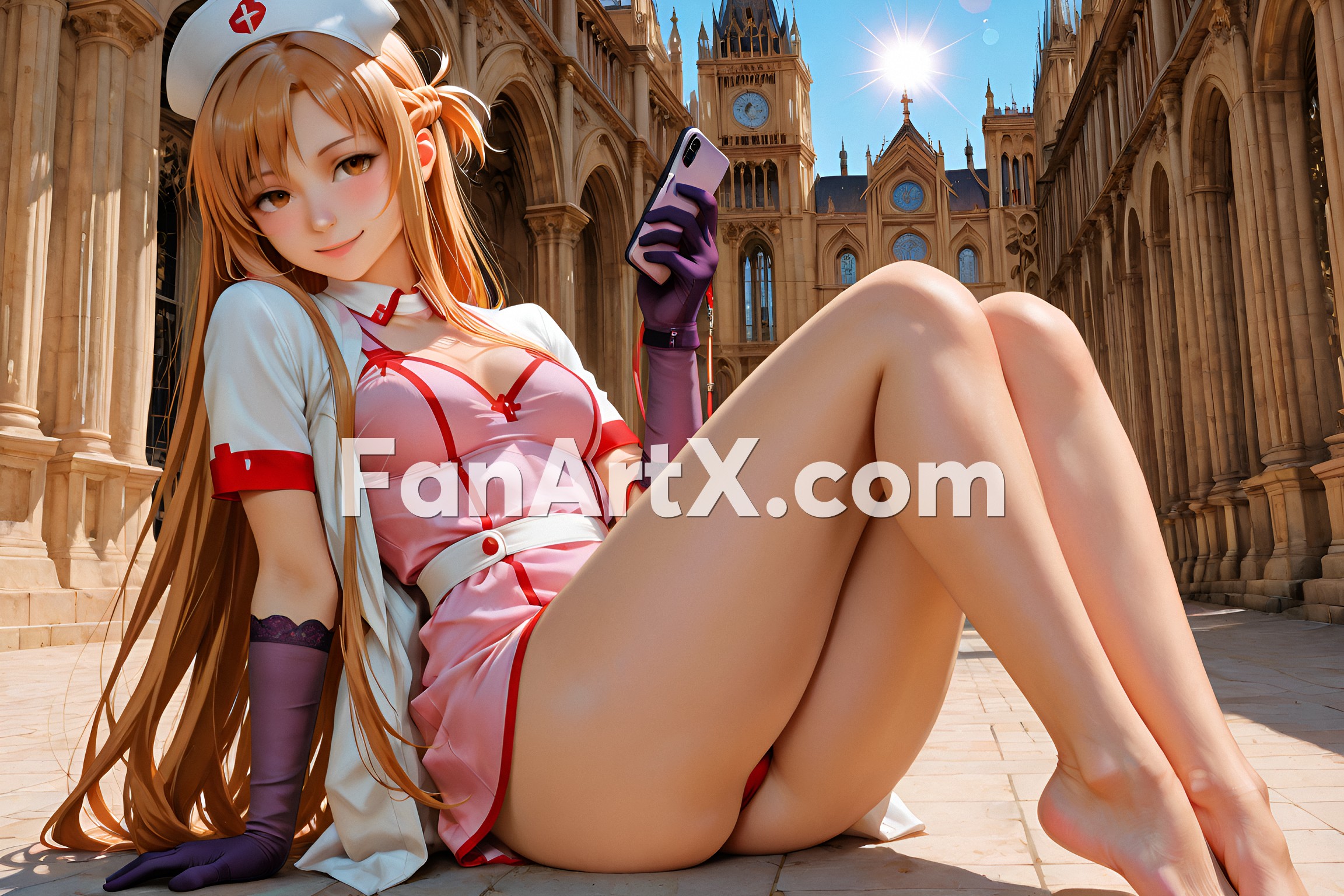 Sao Asuna Yuuki Fanart - Sword Art Online character 7715701